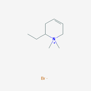 2-Ethyl-1,1-dimethyl-1,2,3,6-tetrahydropyridin-1-ium bromide