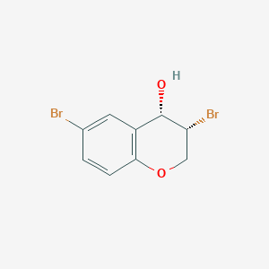 (3R,4S)-3,6-Dibromo-3,4-dihydro-2H-1-benzopyran-4-ol