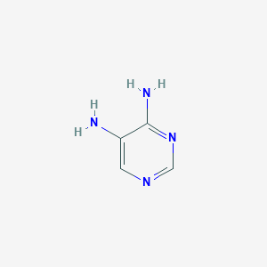 molecular formula C4H6N4 B145471 4,5-二氨基嘧啶 CAS No. 13754-19-3