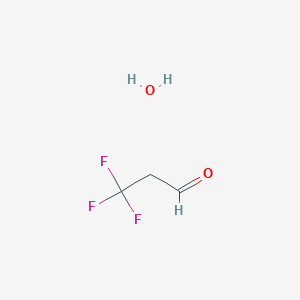 molecular formula C3H5F3O2 B1454714 3,3,3-三氟丙醛水合物 CAS No. 1309602-82-1