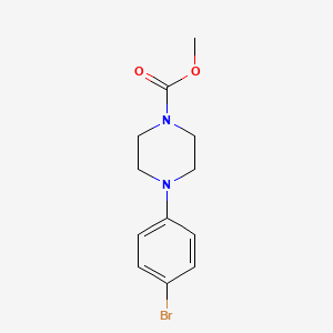 molecular formula C12H15BrN2O2 B1454717 Methyl 4-(4-bromophenyl)piperazine-1-carboxylate CAS No. 841295-69-0