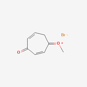 (E)-Methyl(4-oxocyclohepta-2,5-dien-1-ylidene)oxidanium bromide