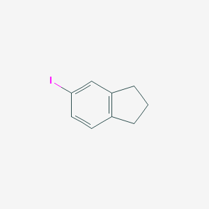 molecular formula C9H9I B145472 5-Iodo-2,3-dihydro-1H-indene CAS No. 132464-83-6