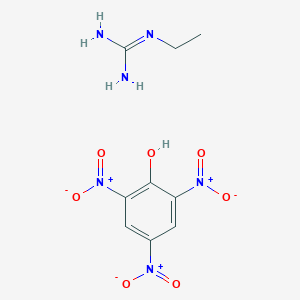 2-Ethylguanidine;2,4,6-trinitrophenol