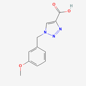 molecular formula C11H11N3O3 B1454723 1-(3-甲氧基苄基)-1H-1,2,3-三唑-4-羧酸 CAS No. 1340963-83-8