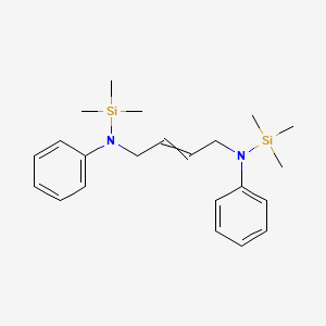 N~1~,N~4~-Diphenyl-N~1~,N~4~-bis(trimethylsilyl)but-2-ene-1,4-diamine