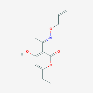 6-ethyl-3-[(E)-C-ethyl-N-prop-2-enoxycarbonimidoyl]-4-hydroxypyran-2-one