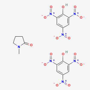 1-Methylpyrrolidin-2-one;2,4,6-trinitrophenol