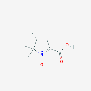 2,2,3-Trimethyl-1-oxo-3,4-dihydro-2H-1lambda~5~-pyrrole-5-carboxylic acid