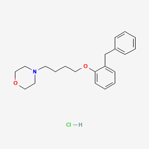 4-[4-(2-Benzylphenoxy)butyl]morpholine;hydrochloride