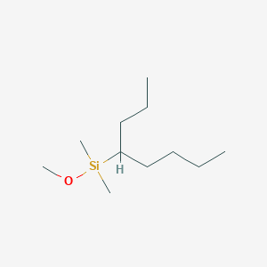 Methoxy(dimethyl)(octan-4-yl)silane