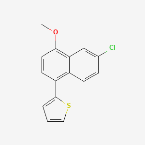 2-(6-Chloro-4-methoxynaphthalen-1-yl)thiophene