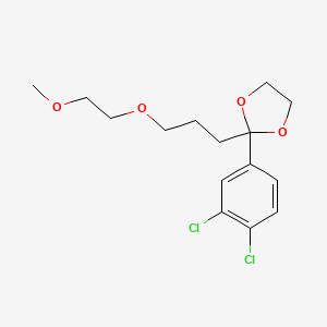 2-(3,4-Dichlorophenyl)-2-[3-(2-methoxyethoxy)propyl]-1,3-dioxolane