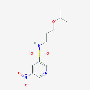 5-Nitro-N-{3-[(propan-2-yl)oxy]propyl}pyridine-3-sulfonamide