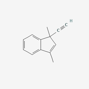 1H-Indene, 1-ethynyl-1,3-dimethyl-