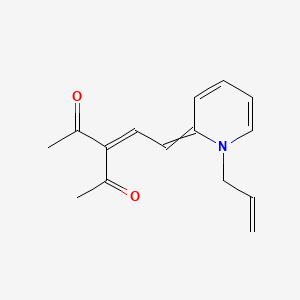 3-{2-[1-(Prop-2-en-1-yl)pyridin-2(1H)-ylidene]ethylidene}pentane-2,4-dione