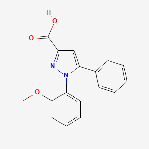 1-(2-Ethoxyphenyl)-5-phenyl-1H-pyrazole-3-carboxylic acid