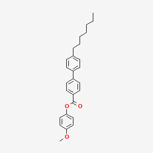 4-Methoxyphenyl 4'-heptyl[1,1'-biphenyl]-4-carboxylate