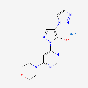 molecular formula C13H13N8NaO2 B1454752 Molidustat sodium CAS No. 1375799-59-9
