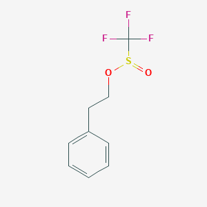 molecular formula C9H9F3O2S B14547529 2-Phenylethyl trifluoromethanesulfinate CAS No. 61795-01-5