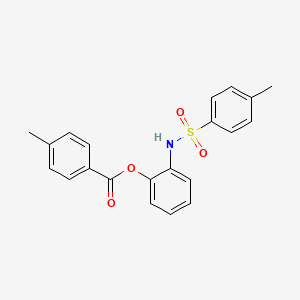 2-[(4-Methylbenzene-1-sulfonyl)amino]phenyl 4-methylbenzoate