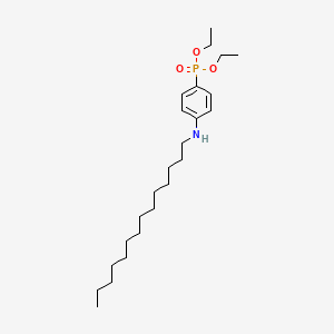 molecular formula C24H44NO3P B1454758 Diethyl (4-(tetradecylamino)phenyl)phosphonate CAS No. 1103672-42-9