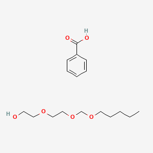 Benzoic acid;2-[2-(pentoxymethoxy)ethoxy]ethanol