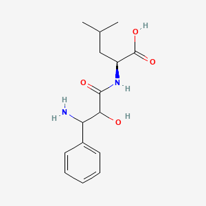 N-(3-Amino-2-hydroxy-3-phenylpropanoyl)-L-leucine