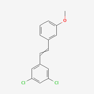 1,3-Dichloro-5-[2-(3-methoxyphenyl)ethenyl]benzene