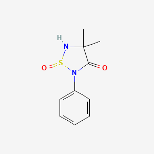 4,4-Dimethyl-2-phenyl-1lambda~4~,2,5-thiadiazolidine-1,3-dione