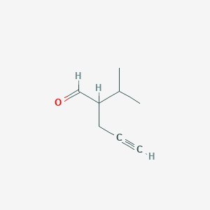 2-(Propan-2-yl)pent-4-ynal