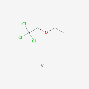 molecular formula C4H7Cl3OV B14547636 1,1,1-Trichloro-2-ethoxyethane;vanadium CAS No. 61928-23-2