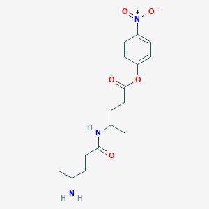 4-Nitrophenyl 4-[(4-aminopentanoyl)amino]pentanoate