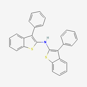 3-Phenyl-N-(3-phenyl-1-benzothiophen-2-yl)-1-benzothiophen-2-amine