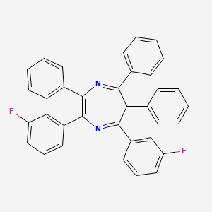 2,7-Bis(3-fluorophenyl)-3,5,6-triphenyl-6H-1,4-diazepine