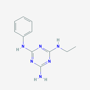 N~2~-Ethyl-N~4~-phenyl-1,3,5-triazine-2,4,6-triamine