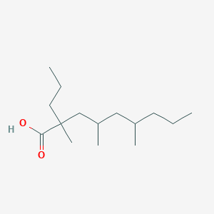 2,4,6-Trimethyl-2-propylnonanoic acid