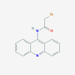 molecular formula C15H11BrN2O B145477 Acetamide, N-9-acridinyl-2-bromo- CAS No. 126857-76-9