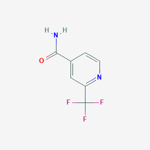 molecular formula C7H5F3N2O B1454772 2-(Trifluoromethyl)isonicotinamide CAS No. 1823892-98-3