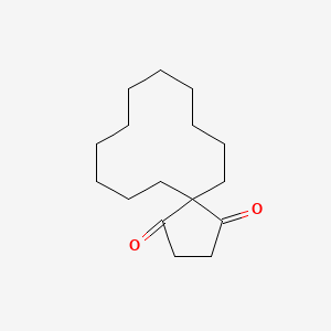 molecular formula C16H26O2 B14547727 Spiro[4.11]hexadecane-1,4-dione CAS No. 62248-56-0