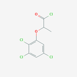 molecular formula C9H6Cl4O2 B14547773 2-(2,3,5-Trichlorophenoxy)propanoyl chloride CAS No. 62047-39-6