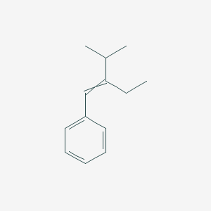 molecular formula C13H18 B14547805 (2-Ethyl-3-methylbut-1-en-1-yl)benzene CAS No. 61777-12-6