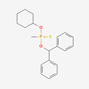 O-Cyclohexyl O-(diphenylmethyl) methylphosphonothioate