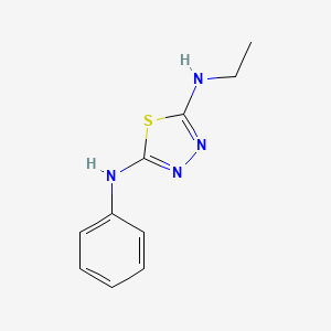 N~2~-Ethyl-N~5~-phenyl-1,3,4-thiadiazole-2,5-diamine