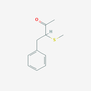 molecular formula C11H14OS B14547885 3-(Methylsulfanyl)-4-phenylbutan-2-one CAS No. 61836-10-0