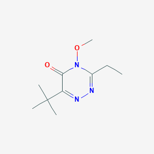 6-tert-Butyl-3-ethyl-4-methoxy-1,2,4-triazin-5(4H)-one