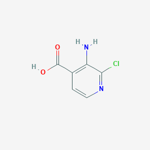 molecular formula C6H5ClN2O2 B145479 3-氨基-2-氯异烟酸 CAS No. 58483-94-6