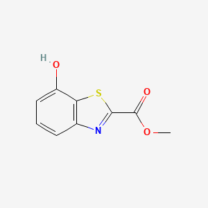 molecular formula C9H7NO3S B1454791 Methyl 7-hydroxybenzothiazole-2-carboxylate CAS No. 1261579-14-9