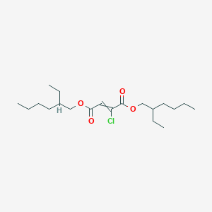 Bis(2-ethylhexyl) 2-chlorobut-2-enedioate