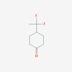 molecular formula C8H12F2O B1454794 4-(1,1-Difluoroethyl)cyclohexanone CAS No. 1205751-18-3